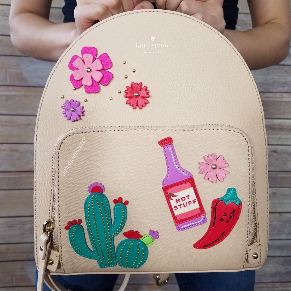 β NWT KATE SPADE CACTUS BACKPACK - Picture 5 of 8